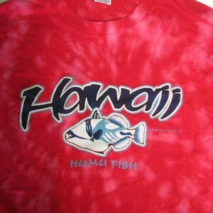 Vintage Hawaii Humu Fish Tie-Dye T-Shirt